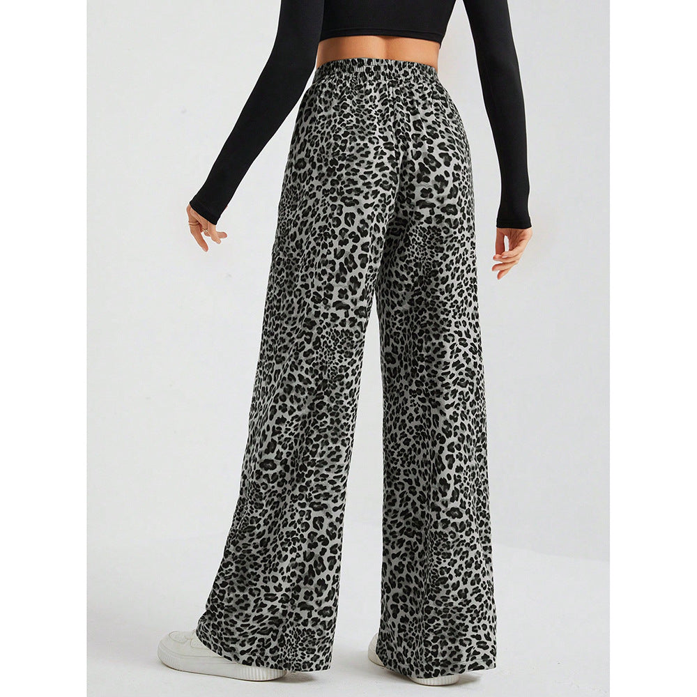 Maeve Women's Wide-Leg Trousers - High-Waisted Printed Loose-Fit