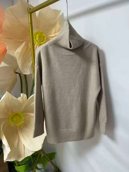 Maeve Women's Roll-Neck Jumper - Wool-Blend Long-Sleeve Autumn-Weight