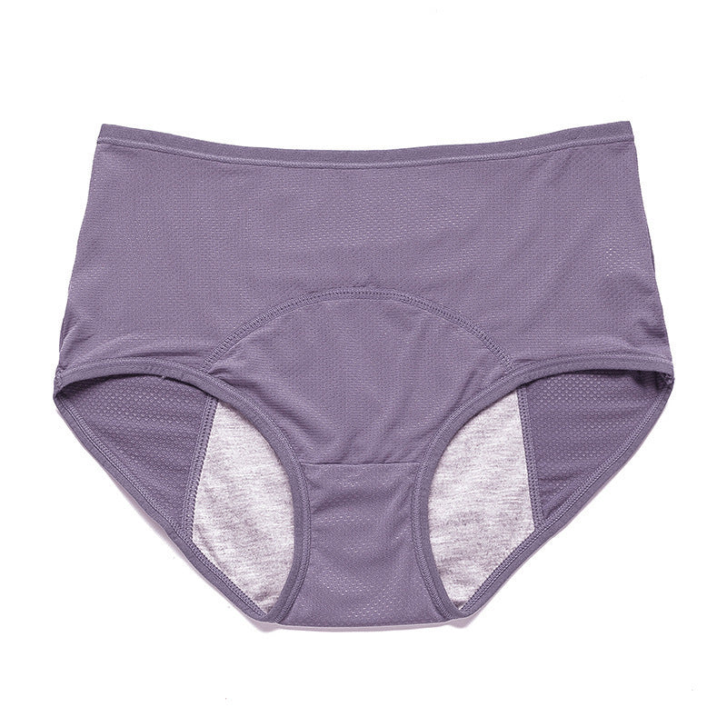 Period Underwear Women Leak Proof High Waist Briefs, Breathable Cotton, Absorbent