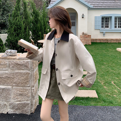 Maeve Women's Trench Coat - Single-Breasted Autumn-Weight
