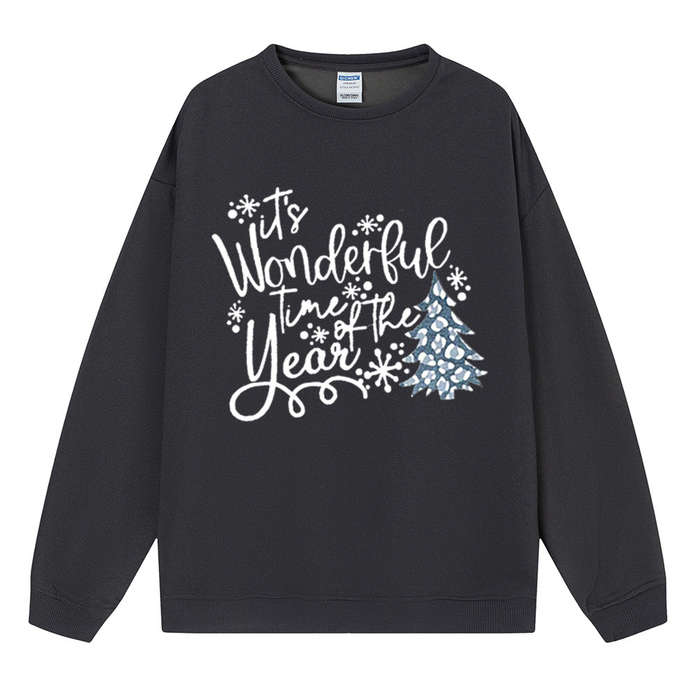 Maeve & Co Women's Christmas Jumper - Wonderful Time of the Year Slogan Sweatshirt