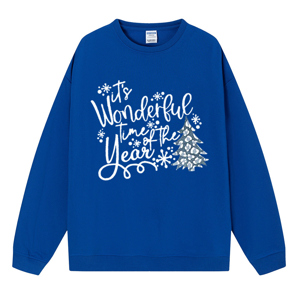Maeve & Co Women's Christmas Jumper - Wonderful Time of the Year Slogan Sweatshirt