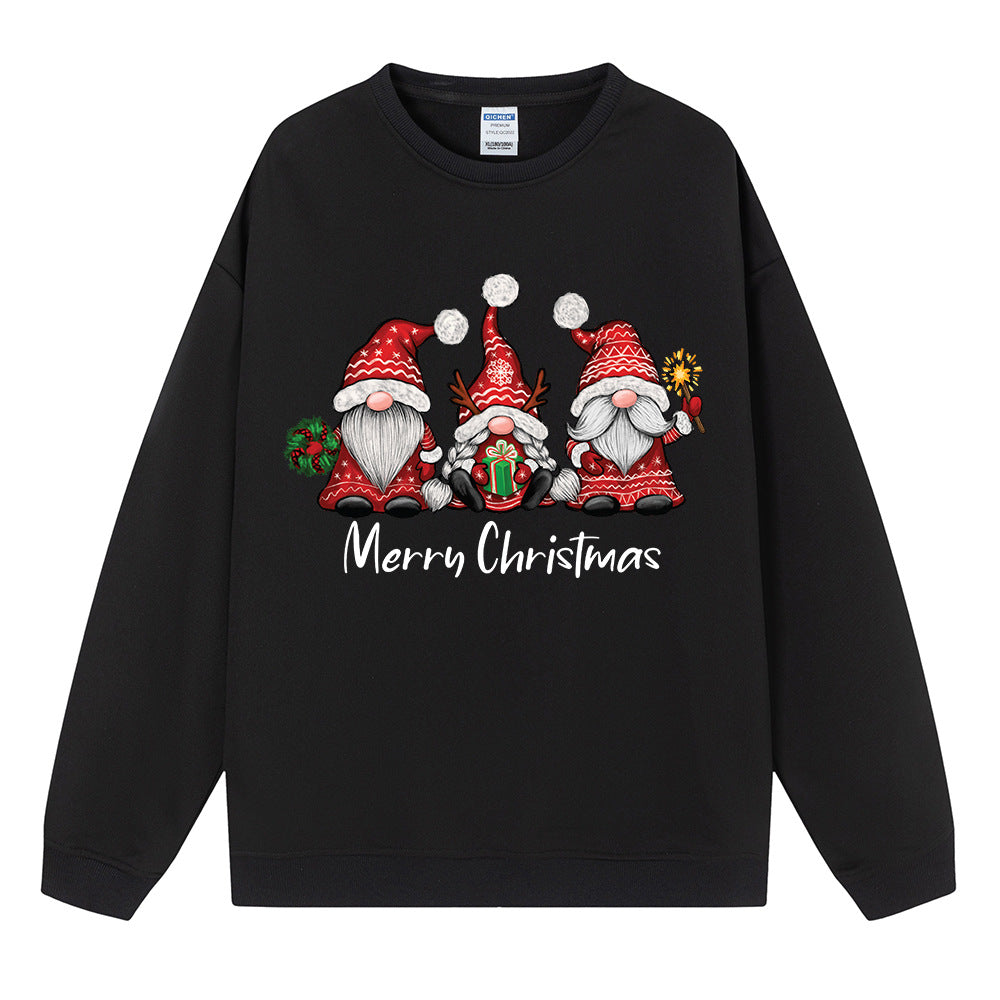 Maeve & Co Women's Christmas Jumper - Gnome Trio Print Sweatshirt