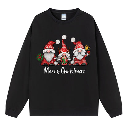 Maeve & Co Women's Christmas Jumper - Gnome Trio Print Sweatshirt