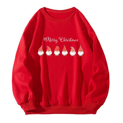 Maeve & Co Women's Christmas Jumper - Gnome Row Merry Christmas Sweatshirt