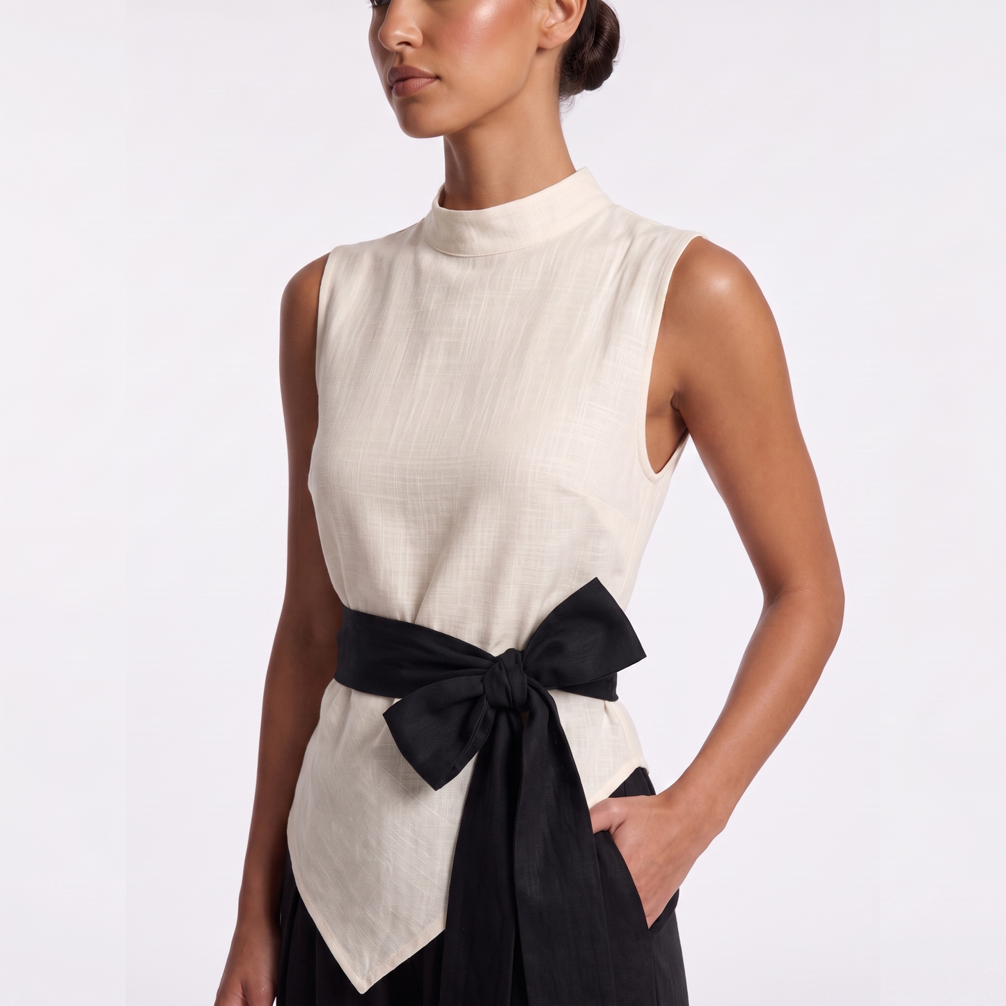 White top detail