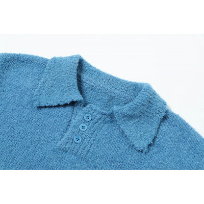 Maeve Women's Cable Knit Jumper - Polo Neck Oversized