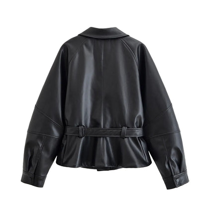 Maeve Women's Trench Coat - black, back