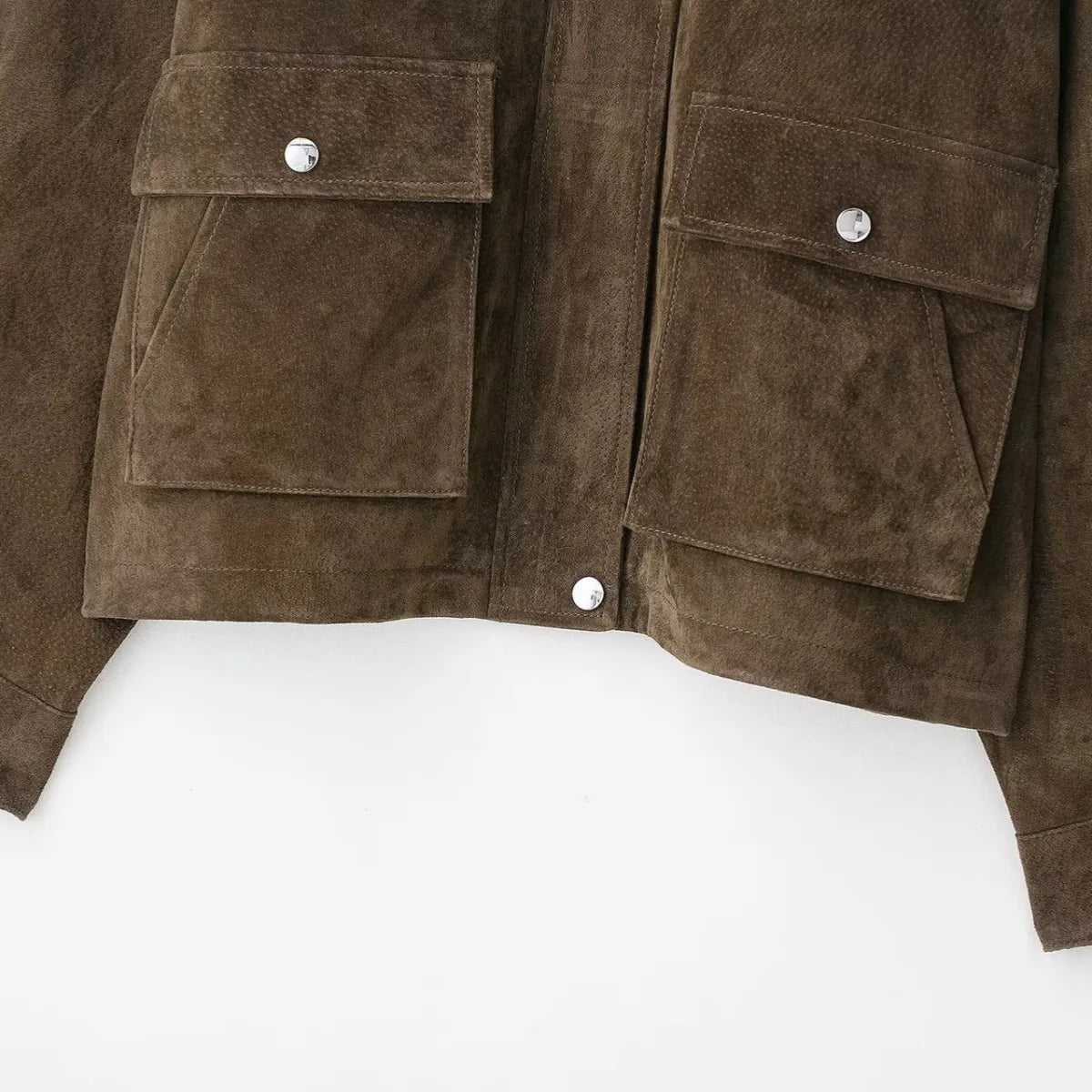 Maeve Women's Leather Jacket - brown, back