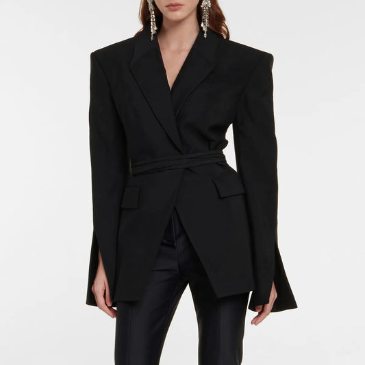 Maeve Women's Blazer - black, front