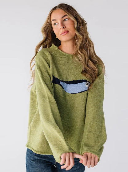 Maeve Women's Jumper - green, front