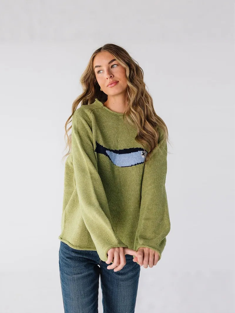 Maeve Women's Jumper - green, front