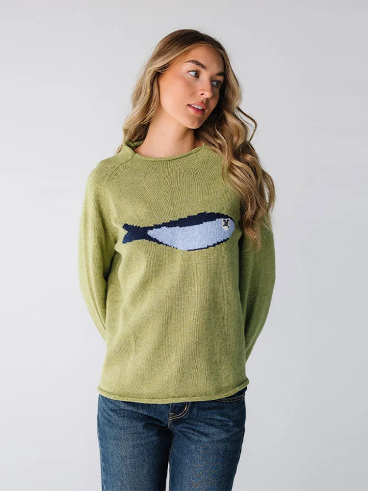 Maeve Women's Jumper - green, front