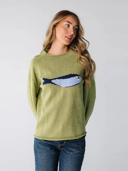 Maeve Women's Jumper - green, front