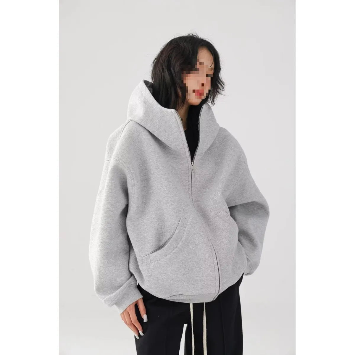 Maeve Women's Hoodie - grey, front