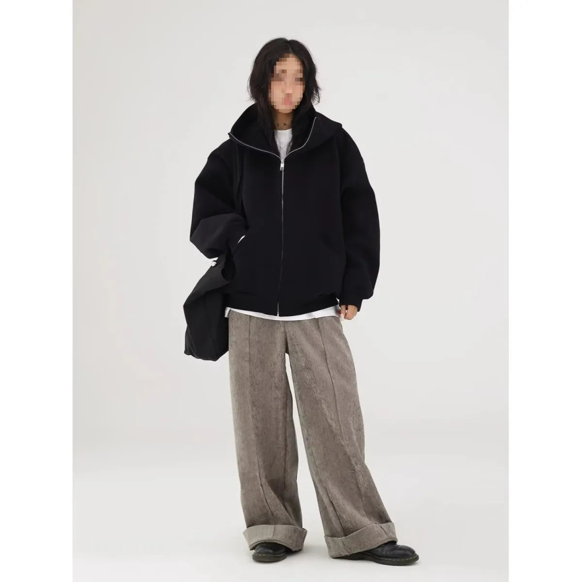 Maeve Women's Hoodie - black, front