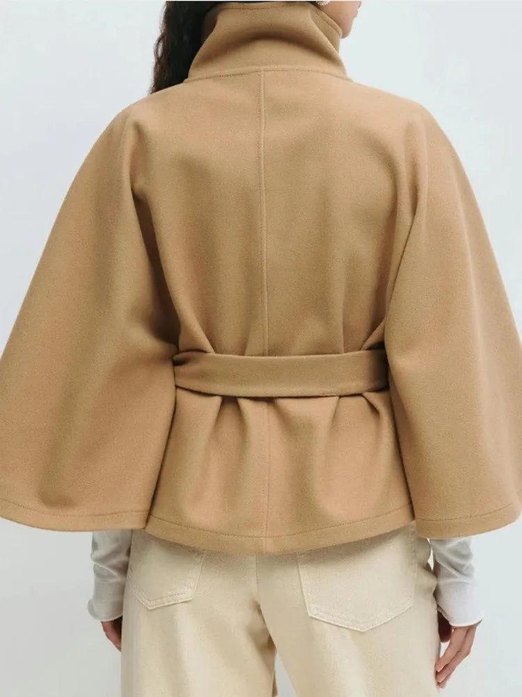 Maeve Women's Trench Coat - camel, back