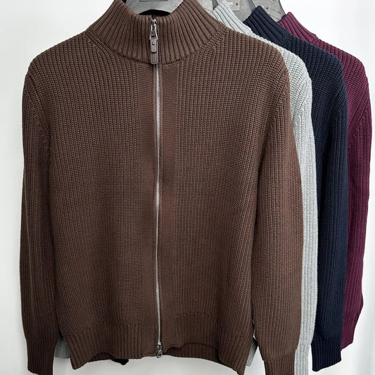 Maeve Women's Knitted Jumper - brown, flat