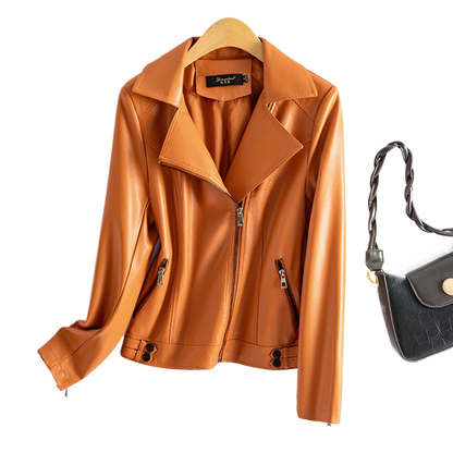 Maeve Women's Leather Jacket - Autumn-Weight