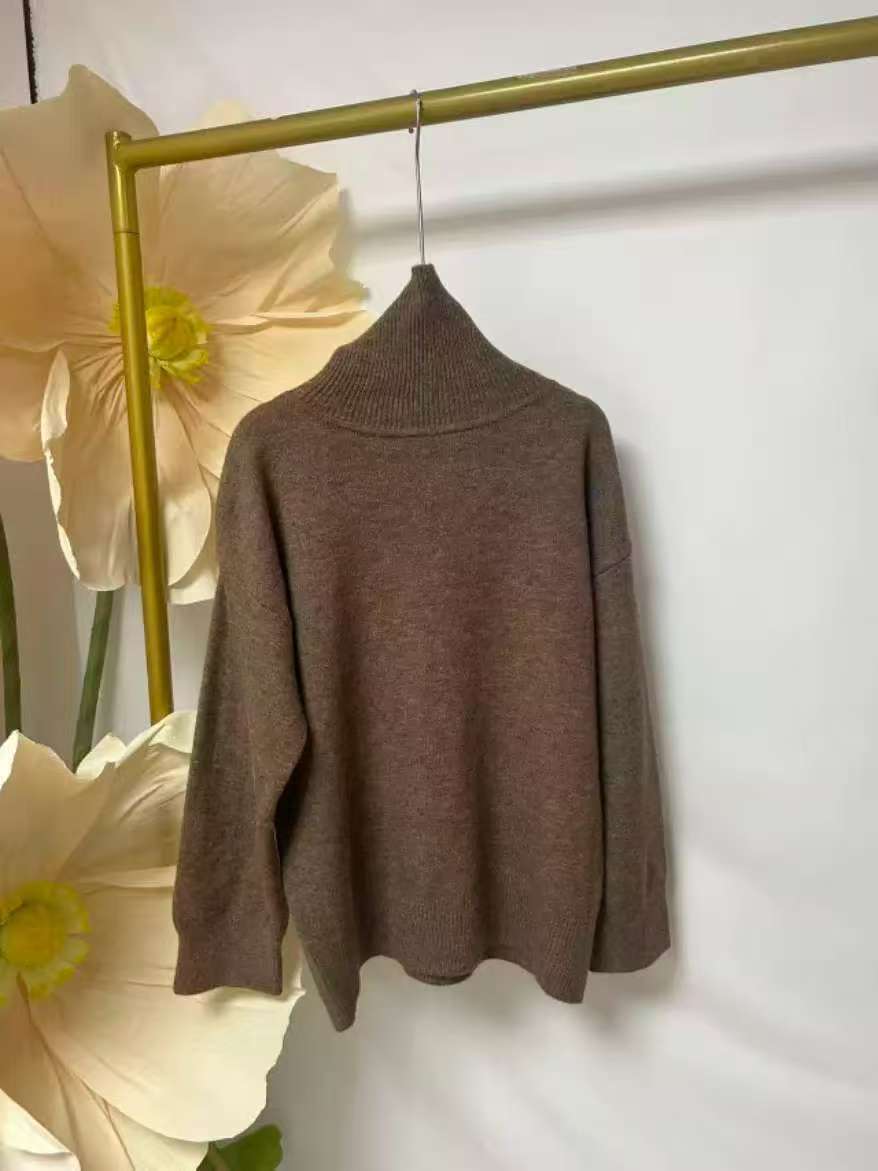 Maeve Women's Roll-Neck Jumper - Wool-Blend Long-Sleeve Autumn-Weight
