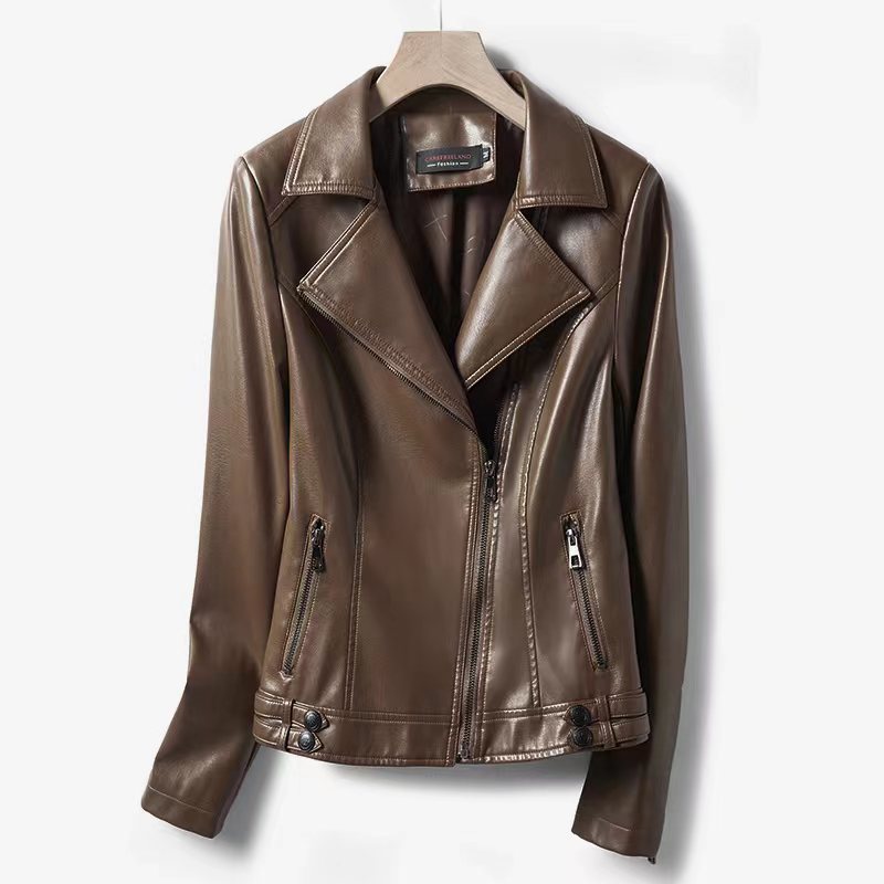 Maeve Women's Leather Jacket - Autumn-Weight
