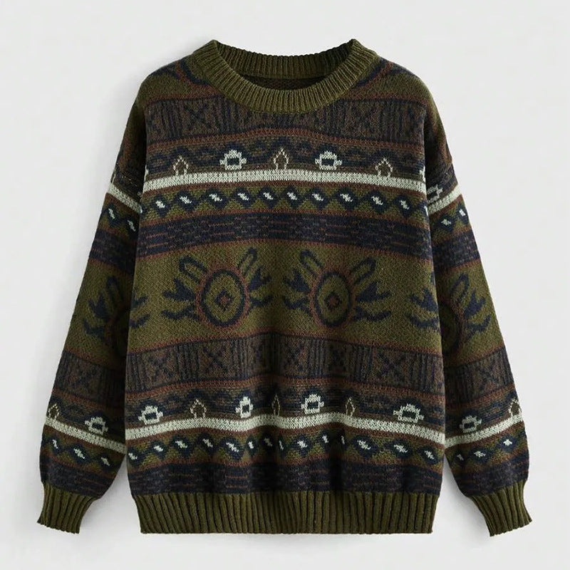 Maeve Women's Knitted Jumper - Acrylic-Knit Relaxed-Fit
