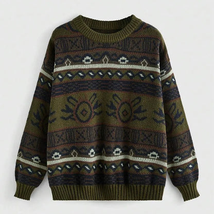 Maeve Women's Knitted Jumper - Acrylic-Knit Relaxed-Fit