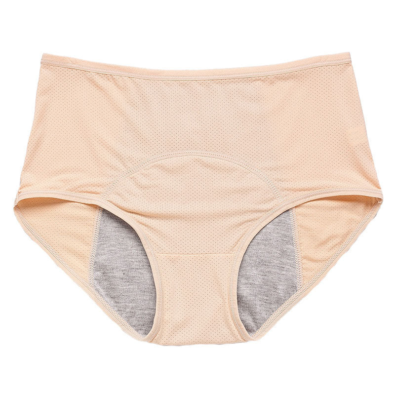 Period Underwear Women Leak Proof High Waist Briefs, Breathable Cotton, Absorbent