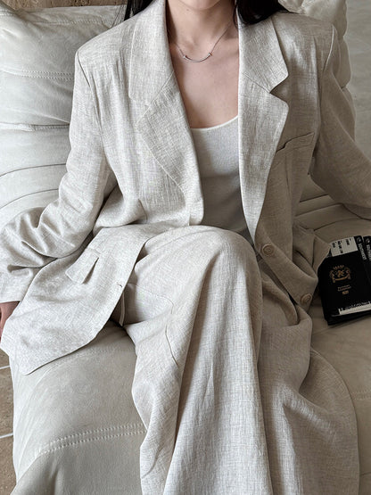 Maeve Women's Co-Ord Set - Linen Autumn-Weight
