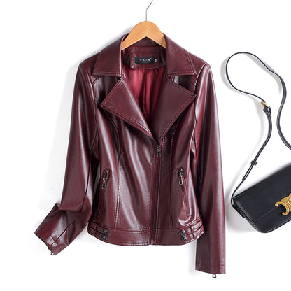 Maeve Women's Leather Jacket - Autumn-Weight