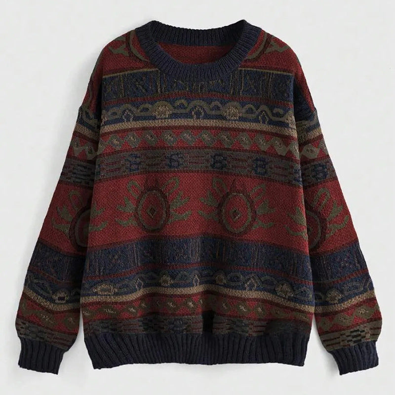 Maeve Women's Knitted Jumper - Acrylic-Knit Relaxed-Fit