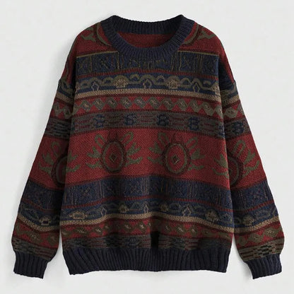 Maeve Women's Knitted Jumper - Acrylic-Knit Relaxed-Fit