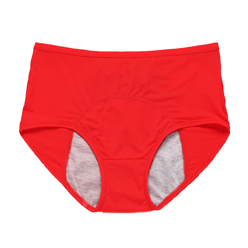 Period Underwear Women Leak Proof High Waist Briefs, Breathable Cotton, Absorbent