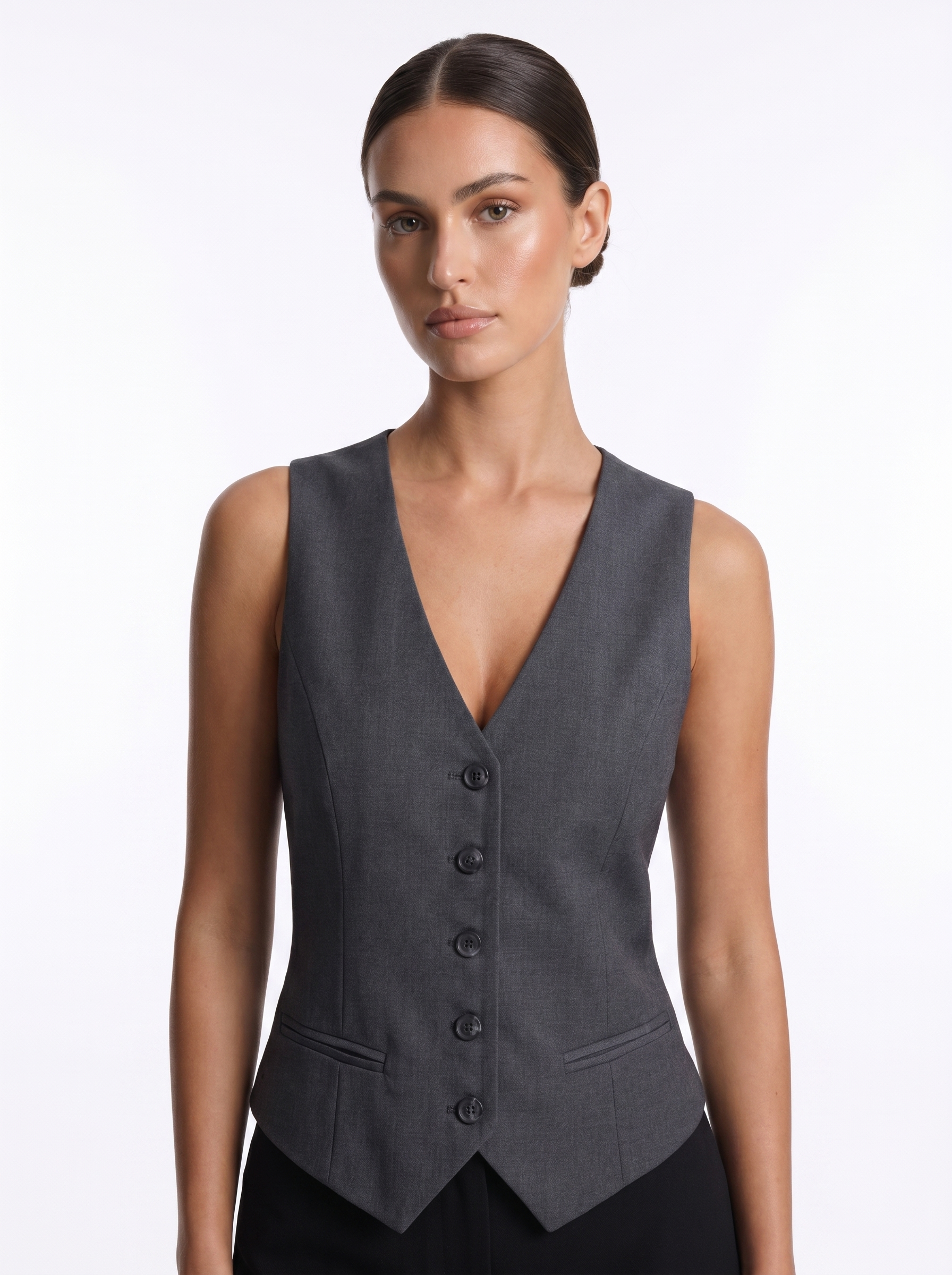 Waistcoat Charcoal Gray - Hero