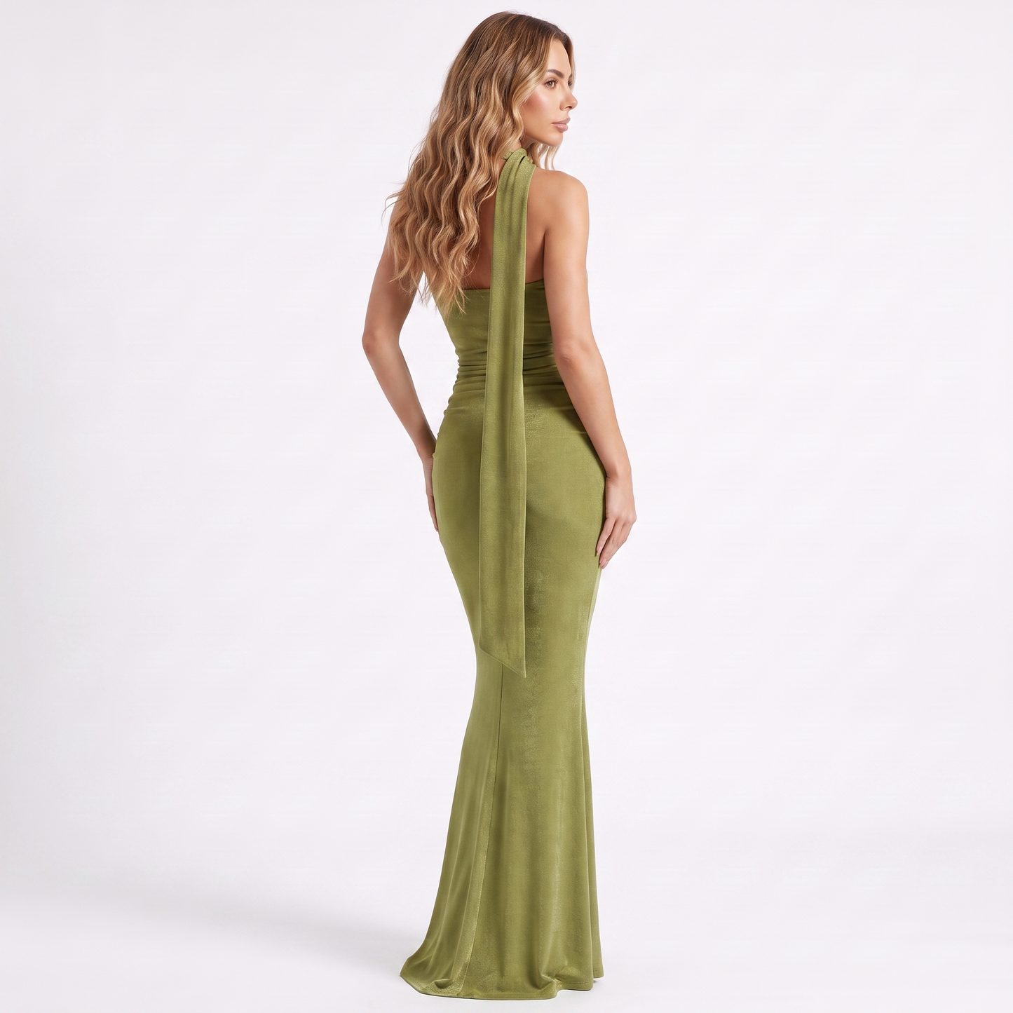Womens Dress Green - back