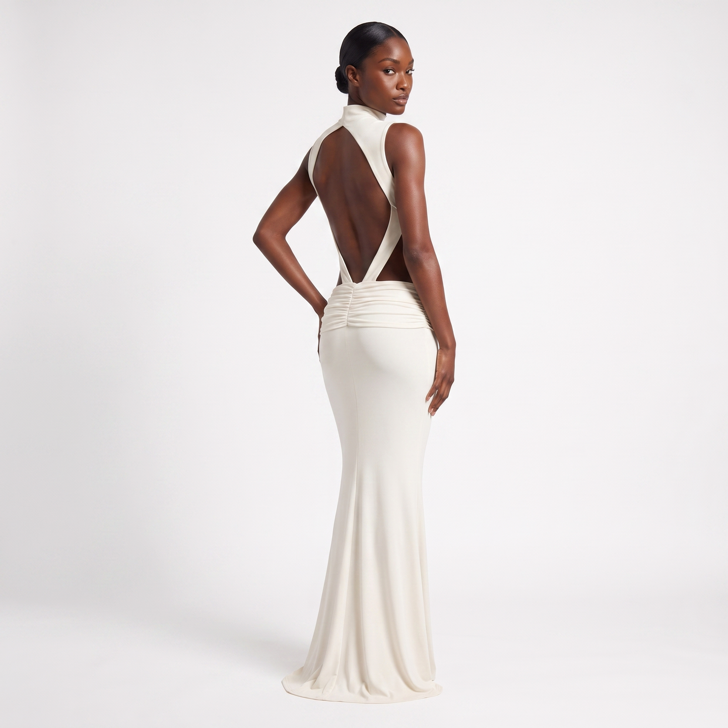 Shenxunlu dress White - open back