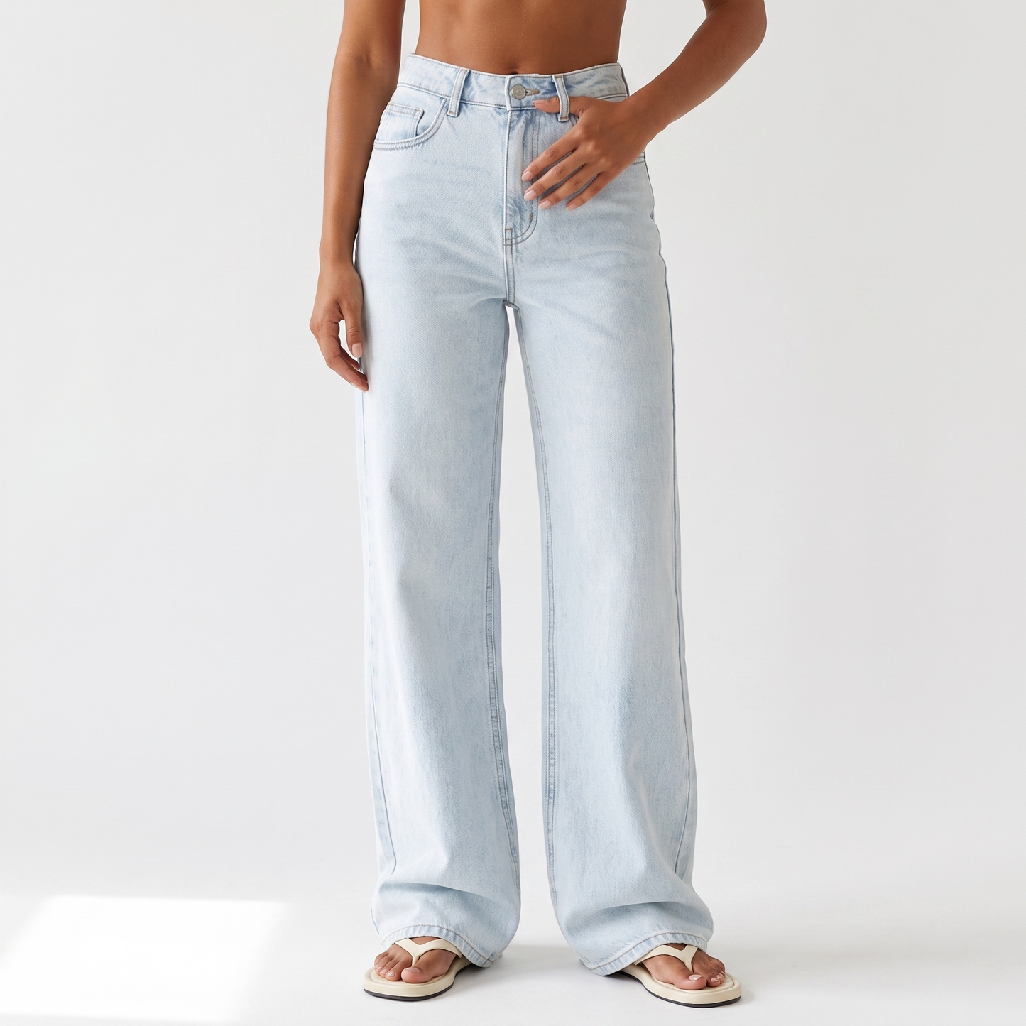 Light blue - waist down detail