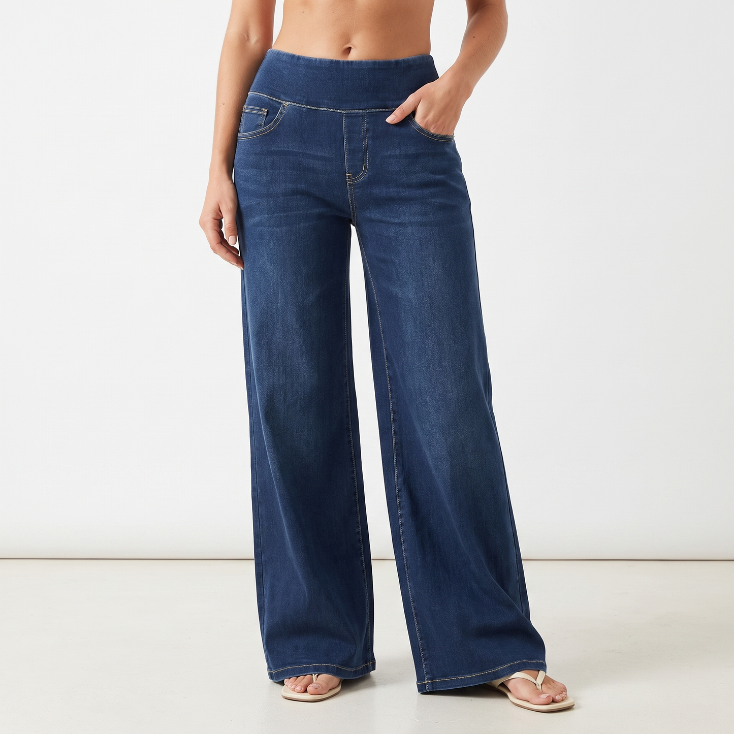 Dark blue - waist down detail