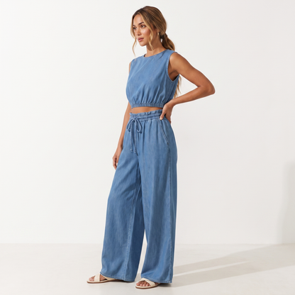 Blue set - three quarter