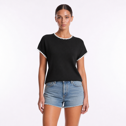 Crochet sweater – Black – variant hero