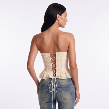Back lace-up detail
